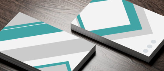 cartes de visite en PVC