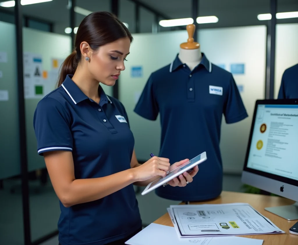 personnalisation de vêtements professionnels